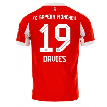 Billige Fotballdrakt Bayern Munich Alphonso Davies #19 Replika Hjemmedrakt 2025-26 Kortermet